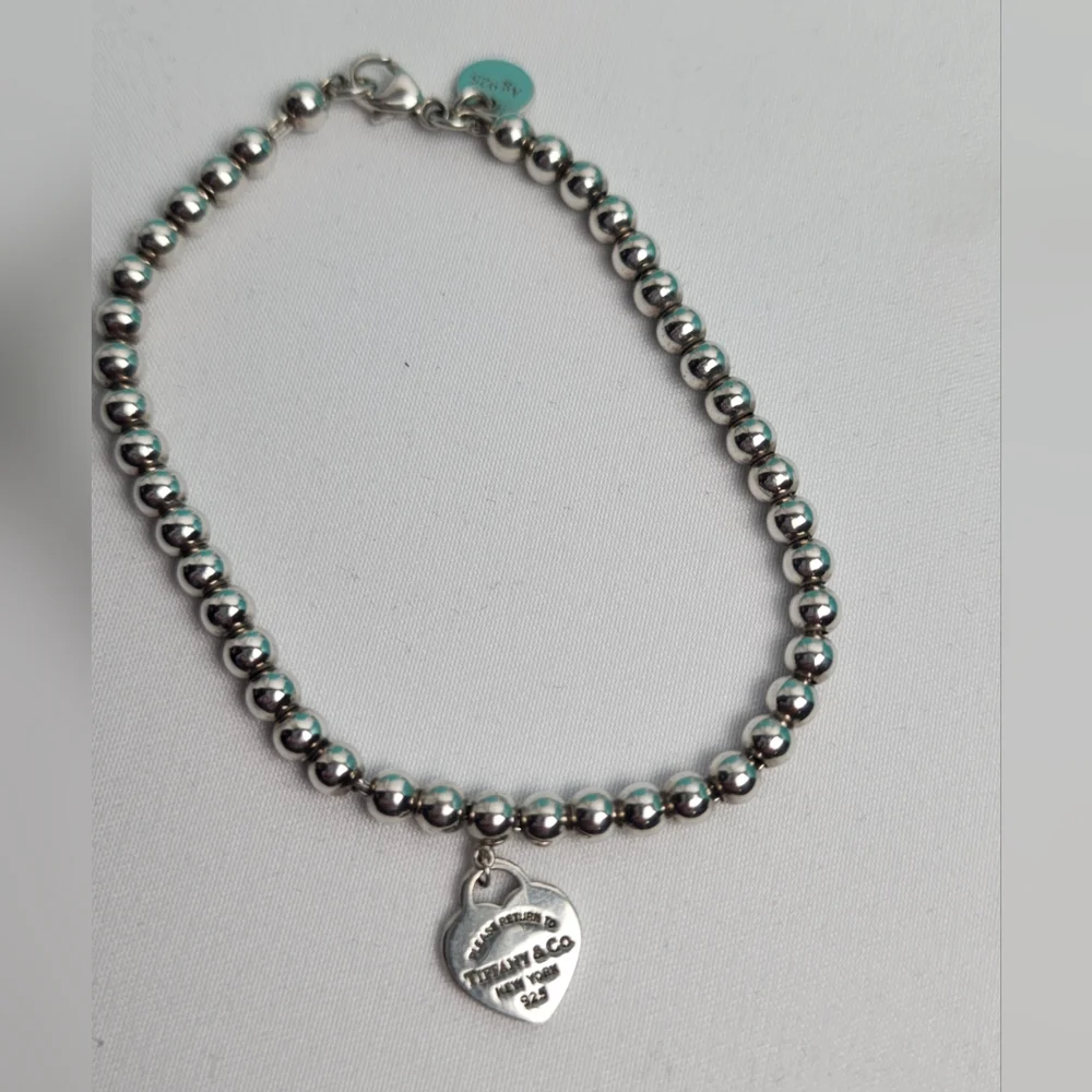 Tiffany Co Return To Tiffany Blue Heart Bracelet - Picture 12 of 14